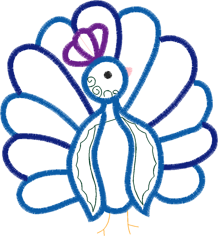 Applique   Peacocks  (1)