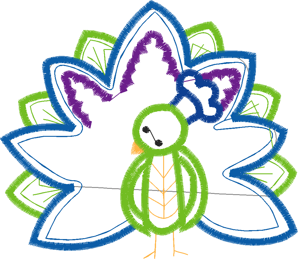 Applique   Peacocks  (17)