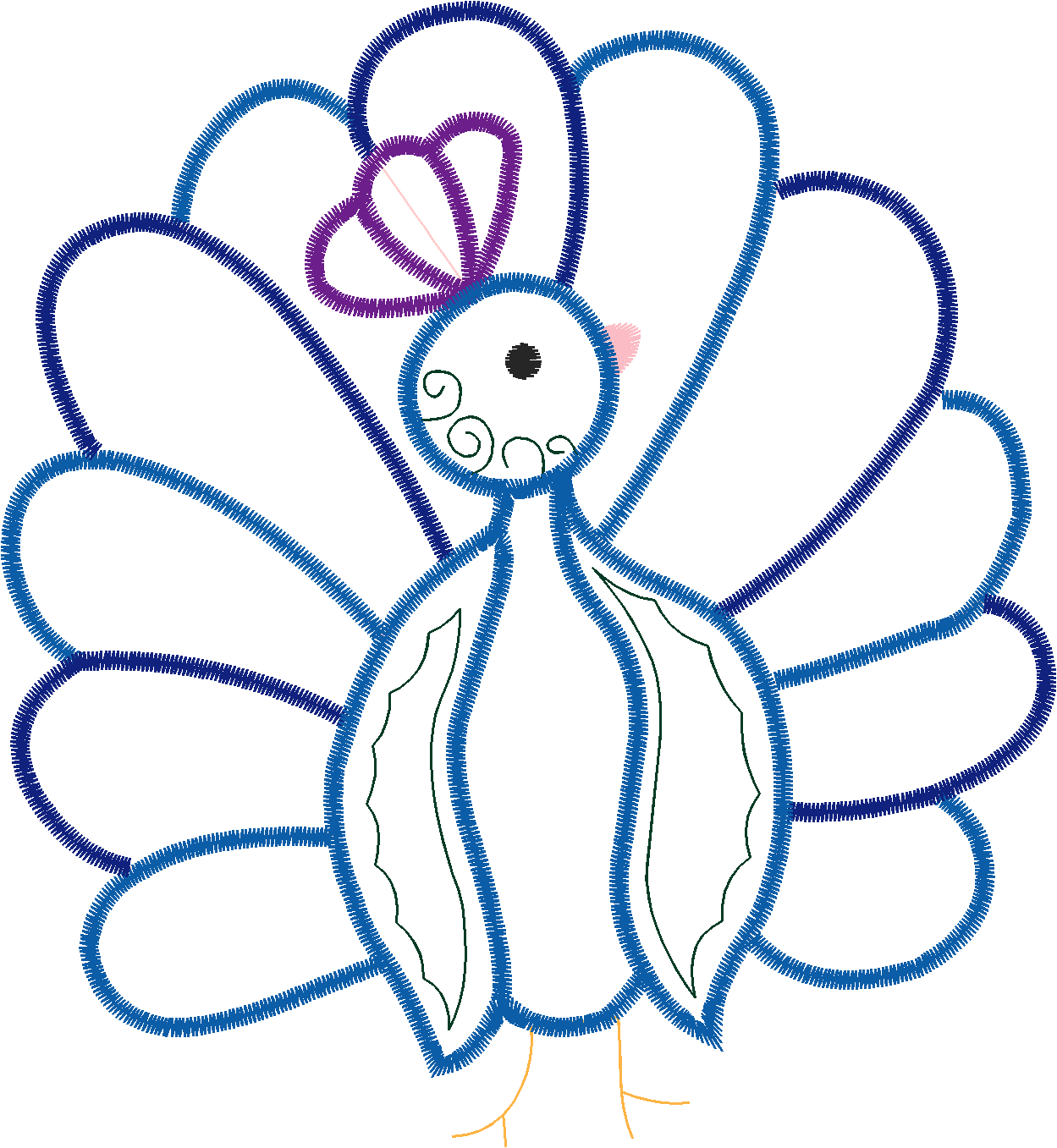 Applique   Peacocks  (2)