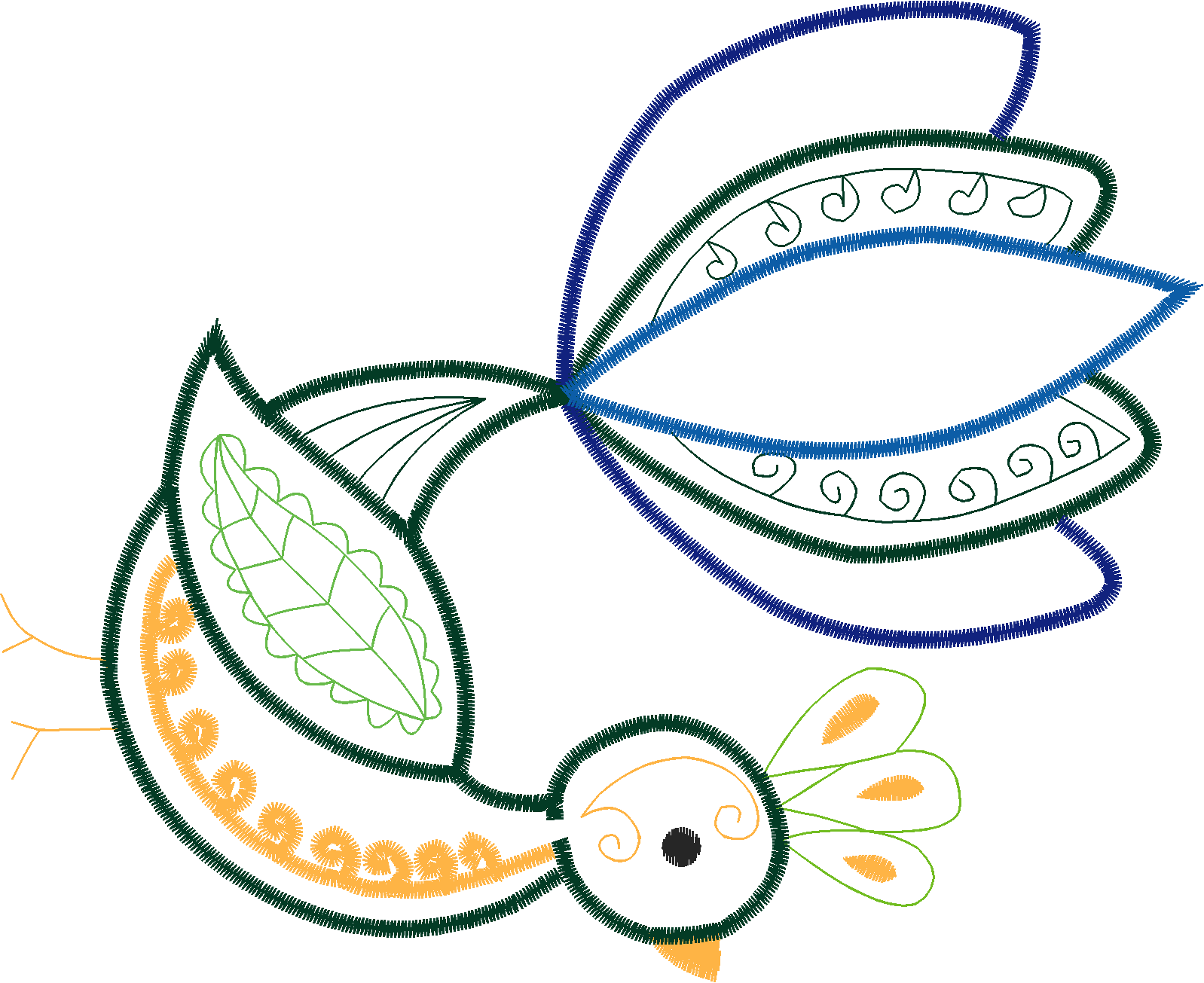 Applique   Peacocks  (20)