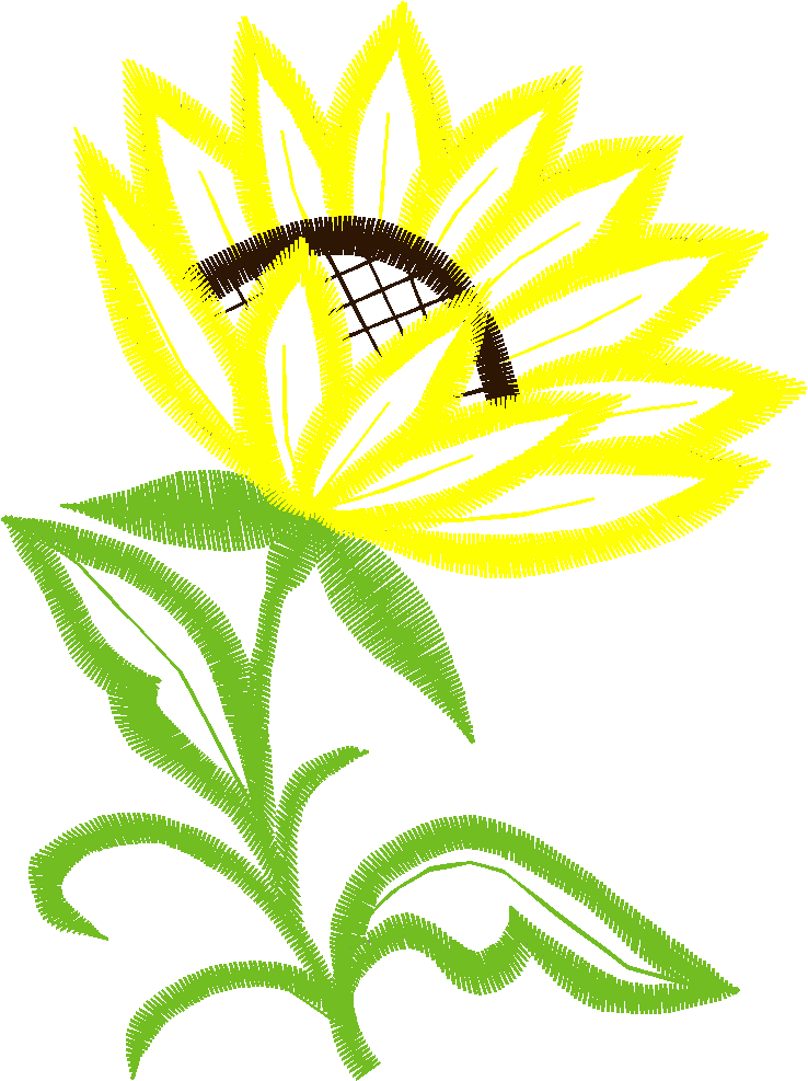 Dvd Appliquesunflower