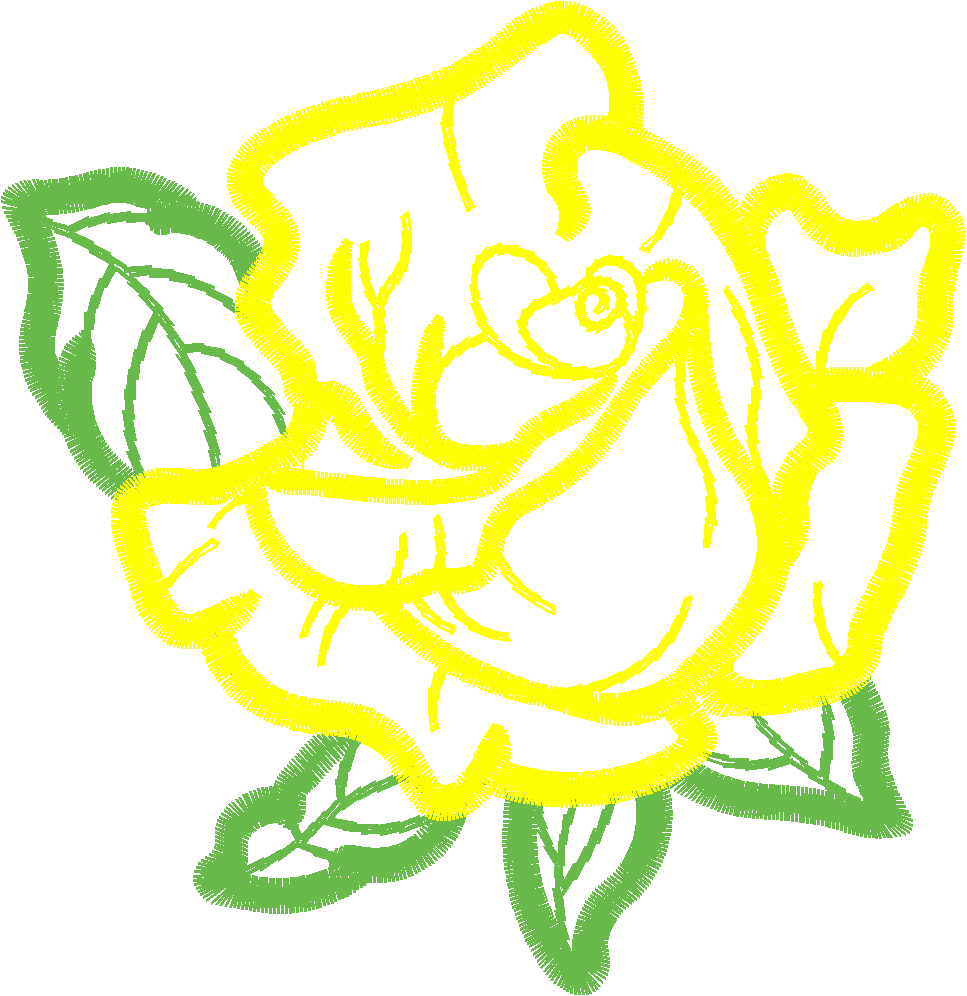 Spring rose sample 4x4