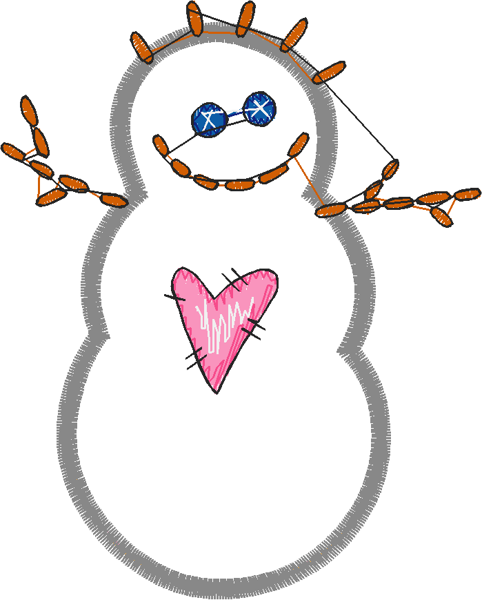 Applique   Snowmen 2  (12)