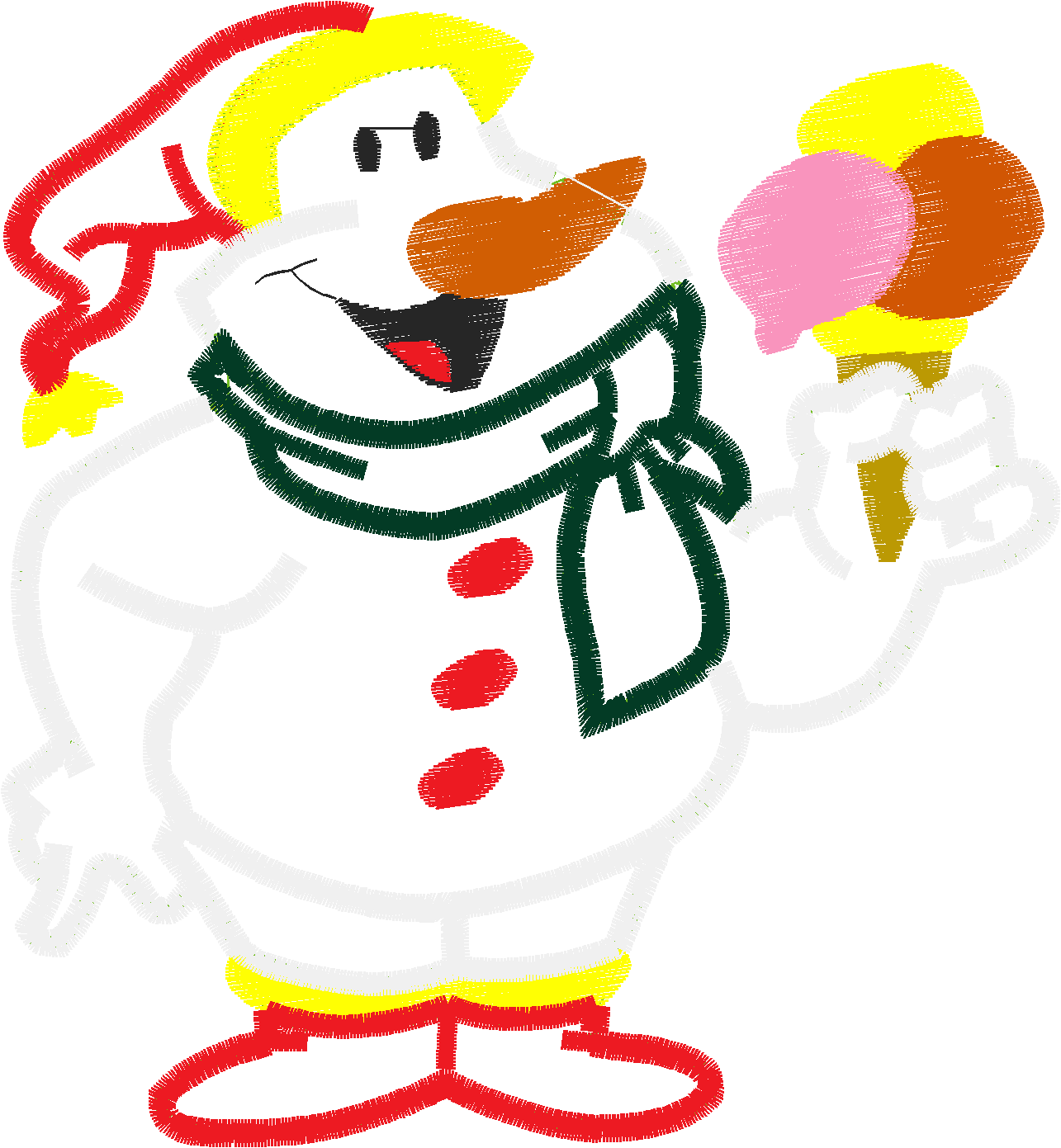Applique   Snowmen  (1)