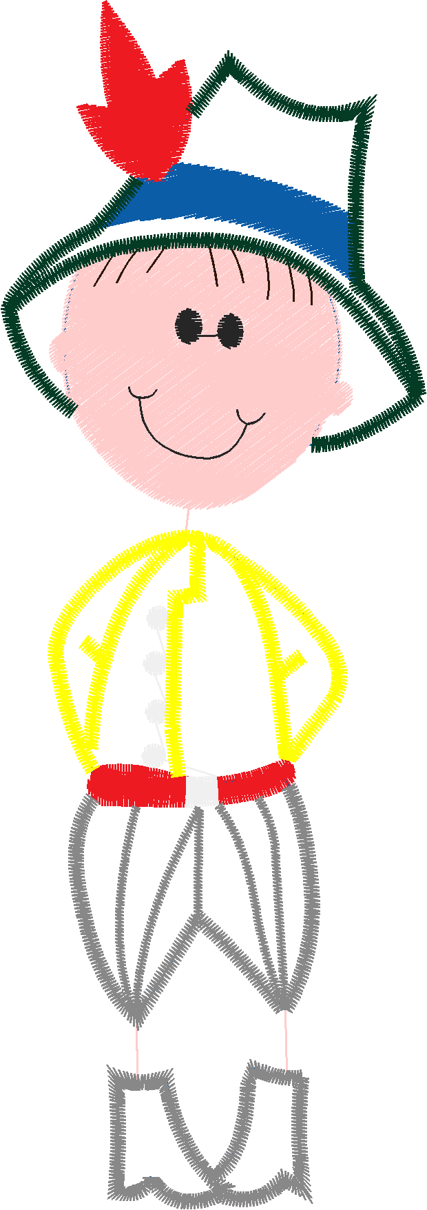 Applique   Stick Kids  (10)