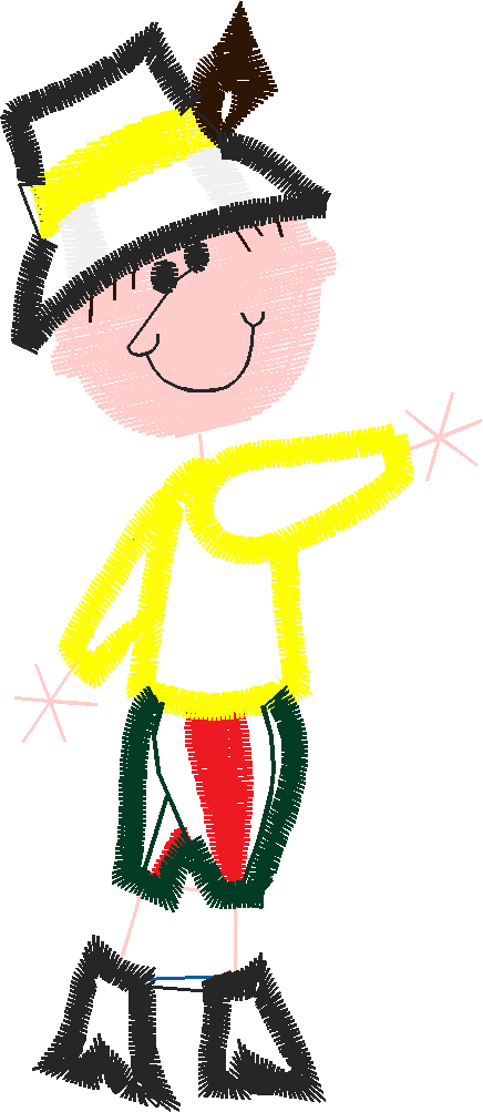 Applique   Stick Kids  (11)