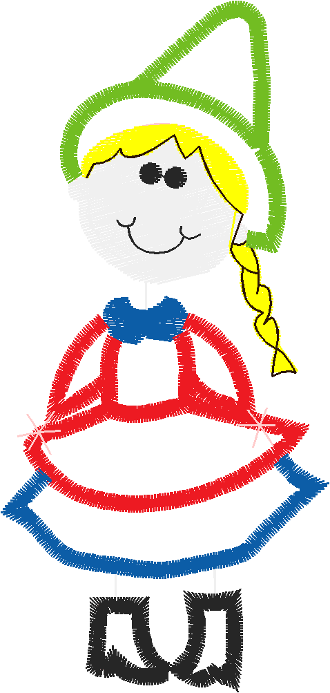 Applique   Stick Kids  (13)