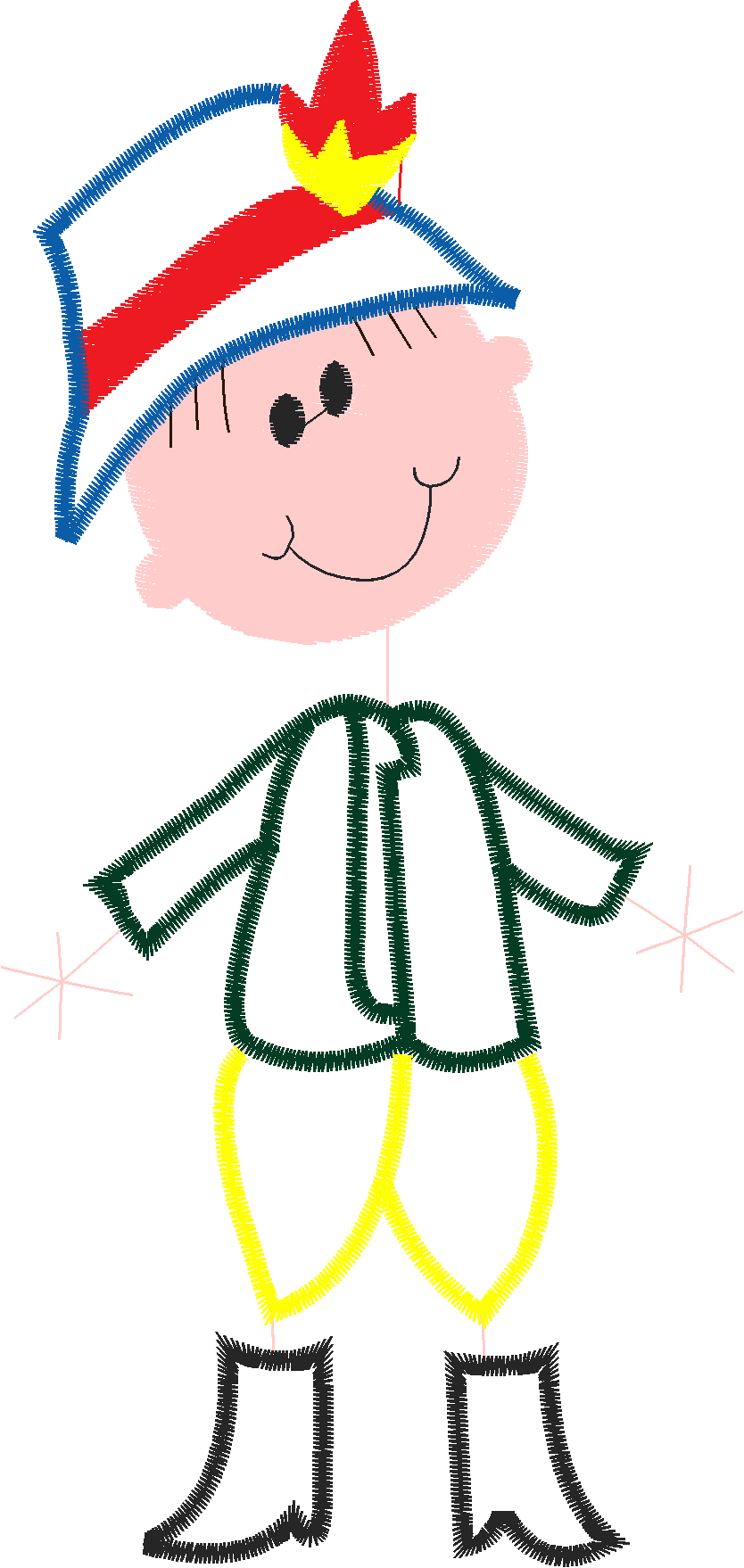 Applique   Stick Kids  (16)