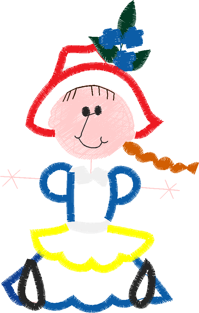 Applique   Stick Kids  (17)