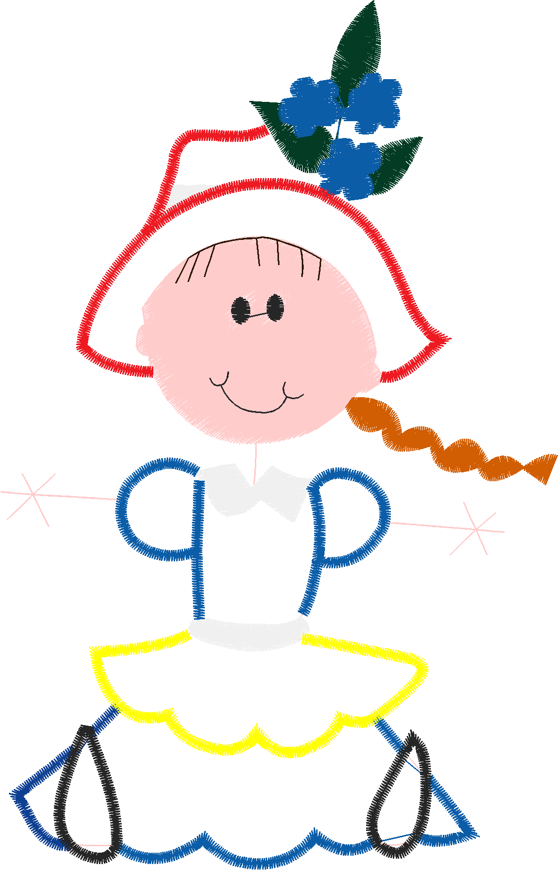 Applique   Stick Kids  (18)