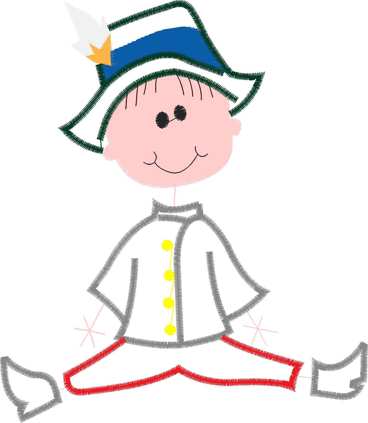 Applique   Stick Kids  (2)