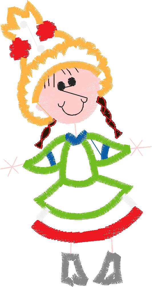 Applique   Stick Kids  (3)