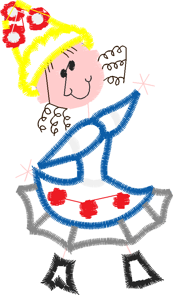 Applique   Stick Kids  (5)