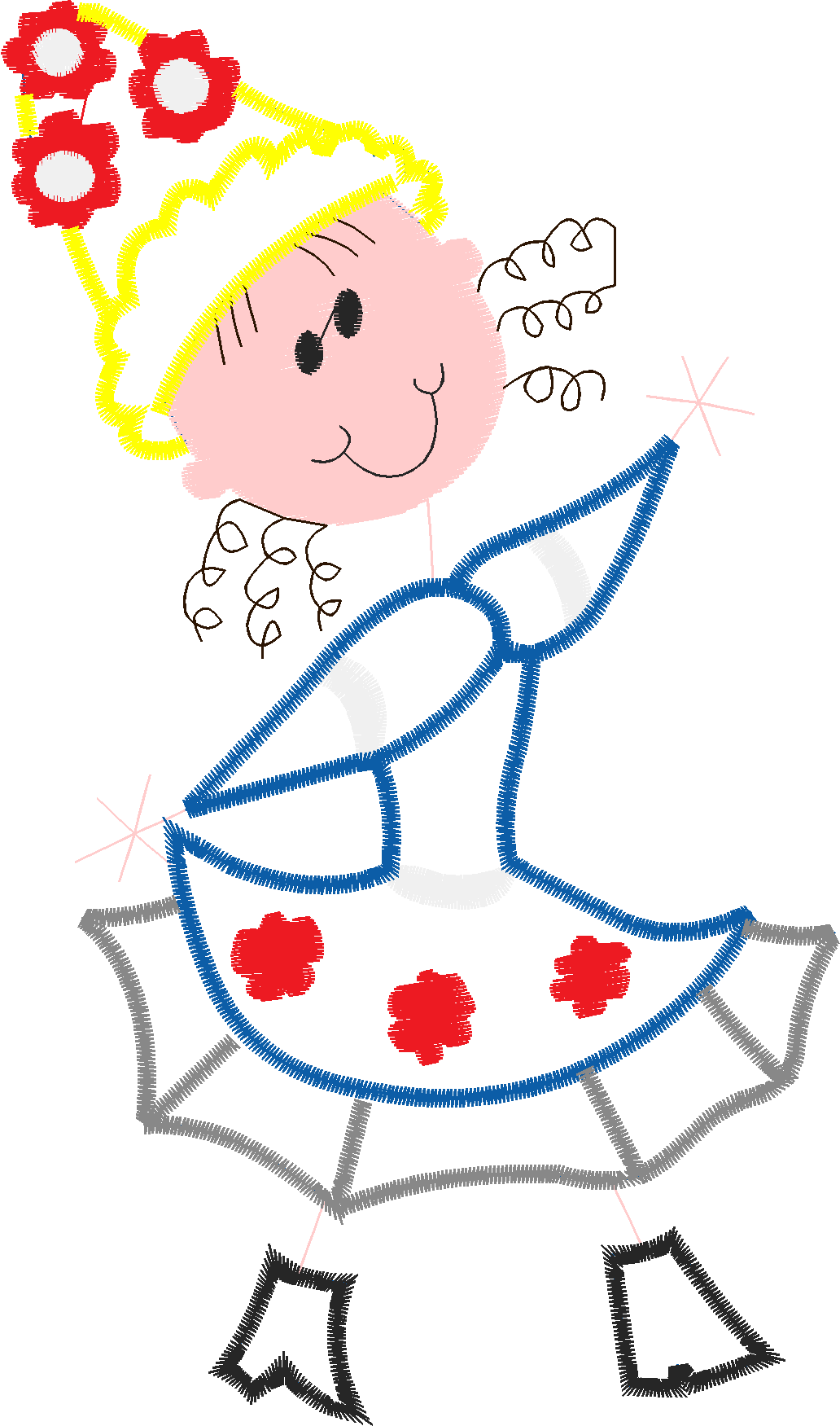 Applique   Stick Kids  (6)