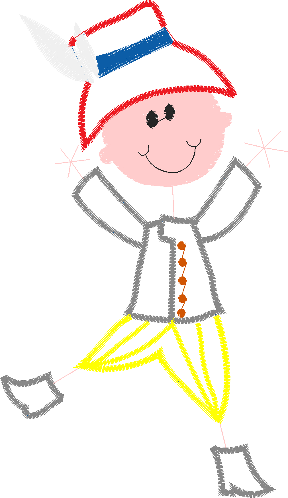 Applique   Stick Kids  (8)