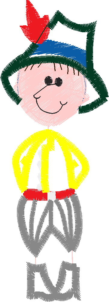 Applique   Stick Kids  (9)