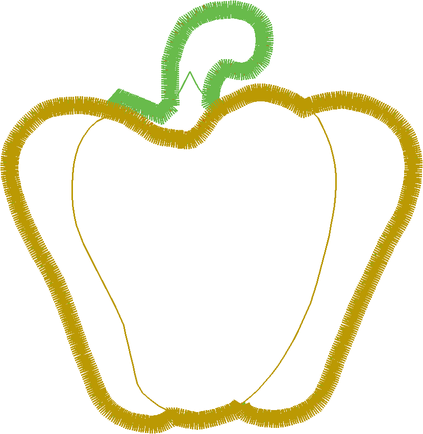 Applique   Vegetables  (6)