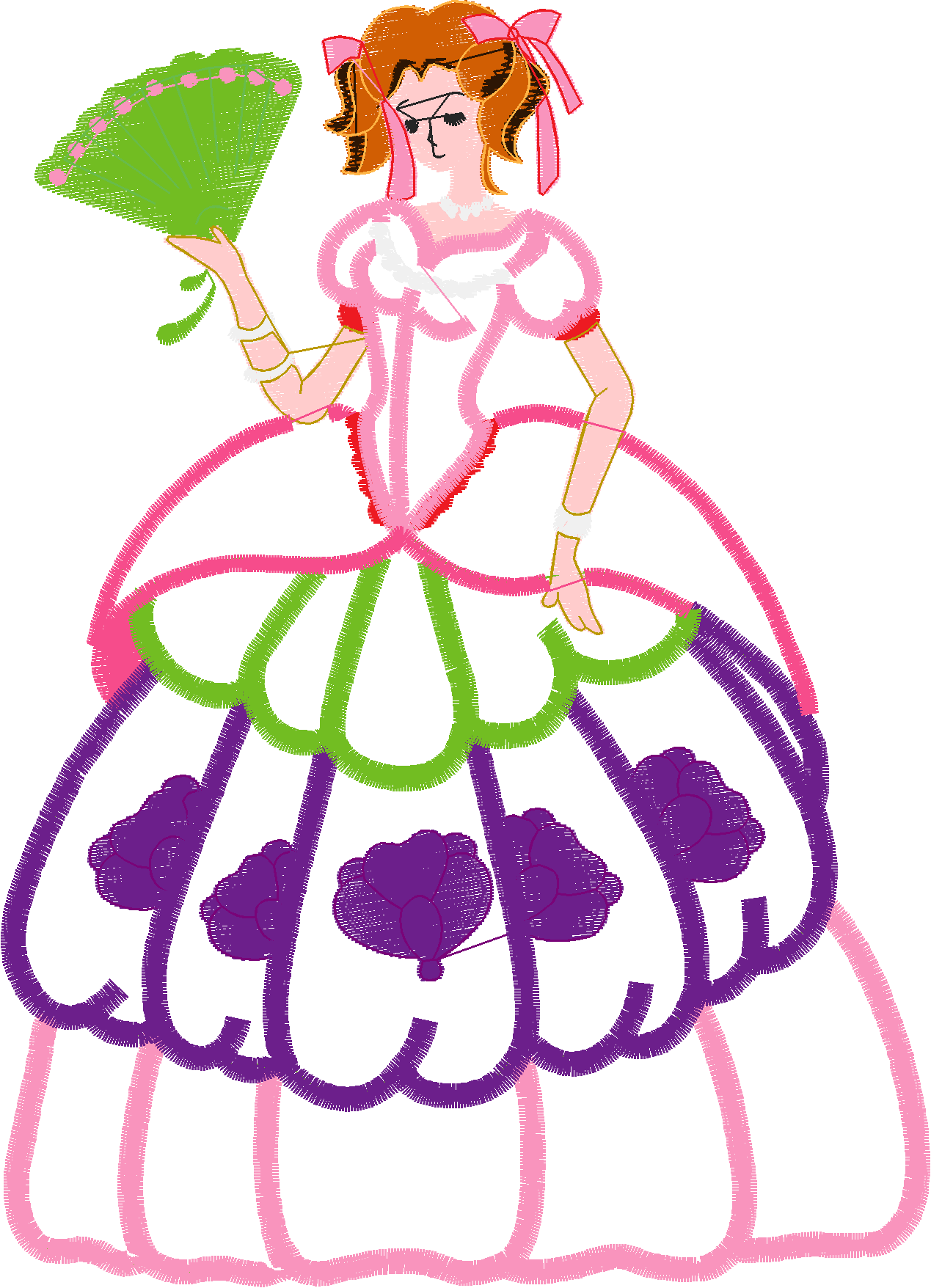 Applique   Victorian Ladies (1)