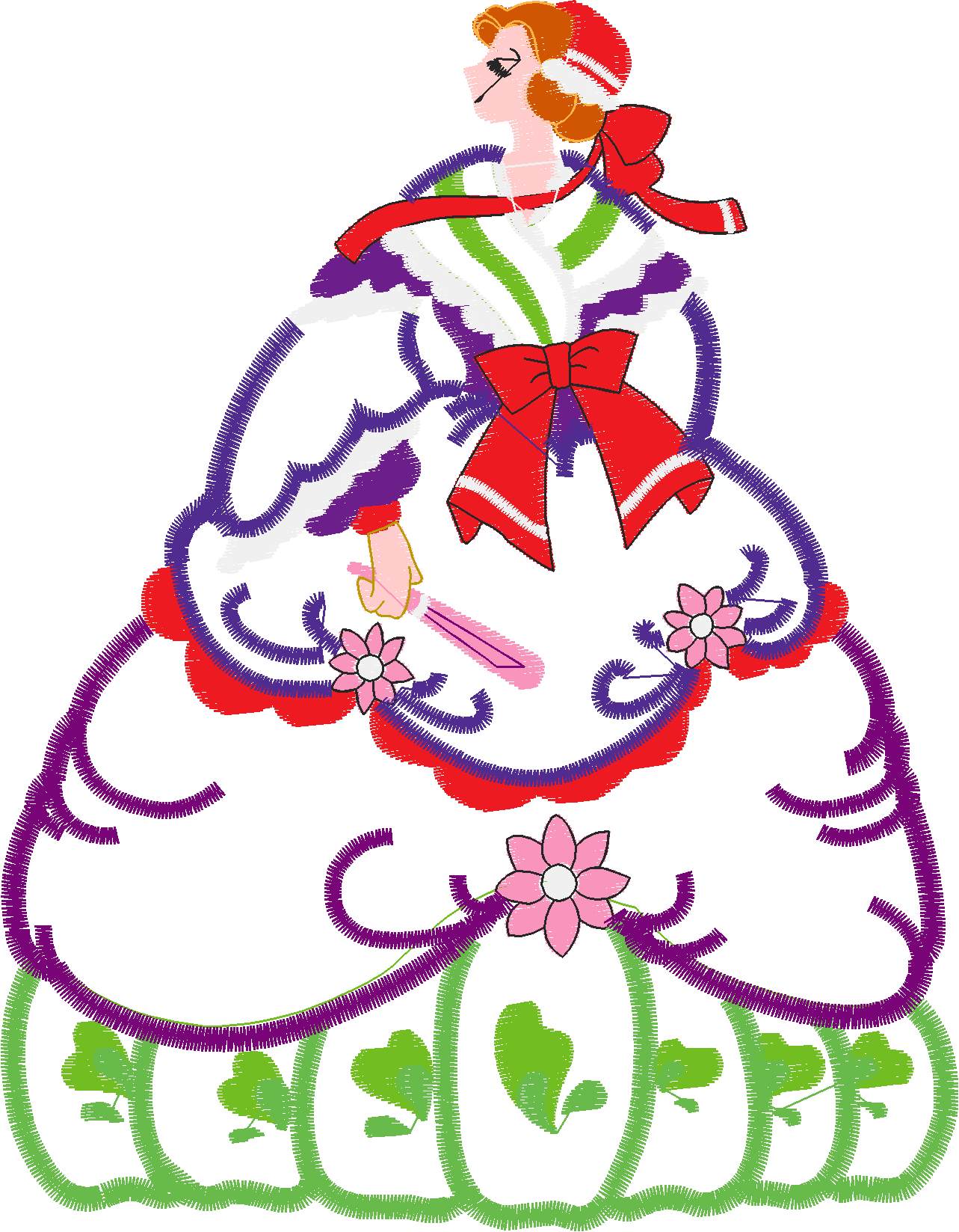 Applique   Victorian Ladies (2)