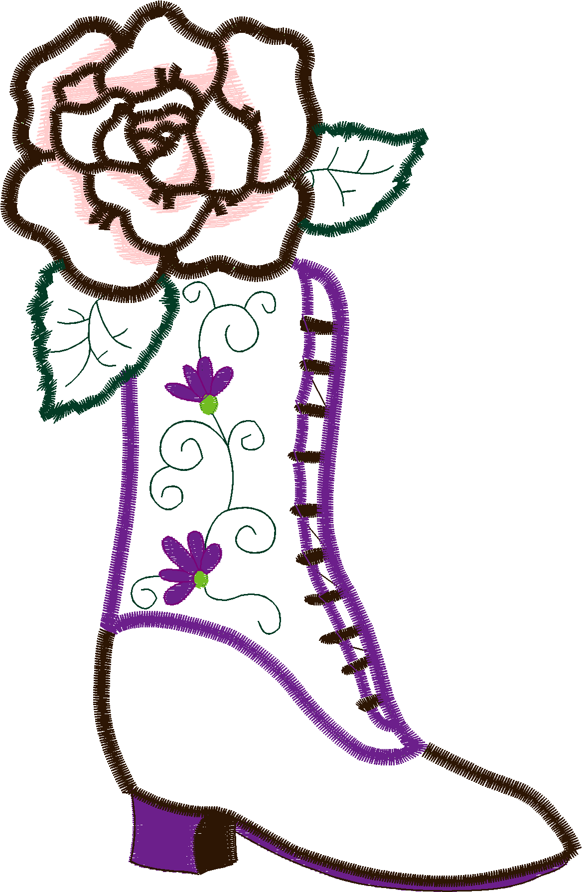 Applique   Victorian Shoes (1)