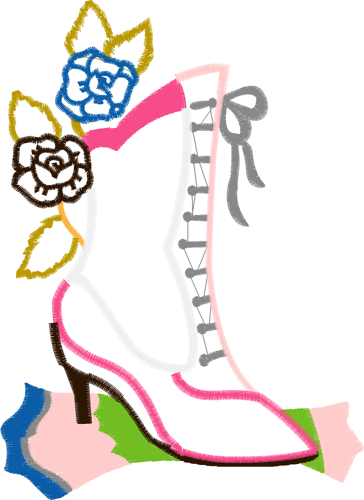 Applique   Victorian Shoes (6)