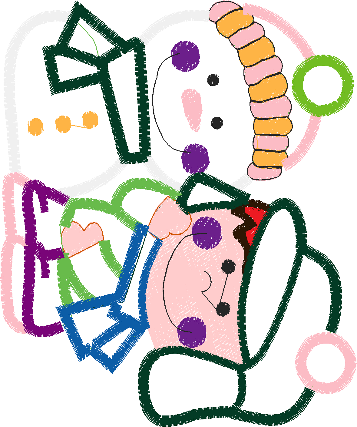 Applique   Winter Kids  (7)