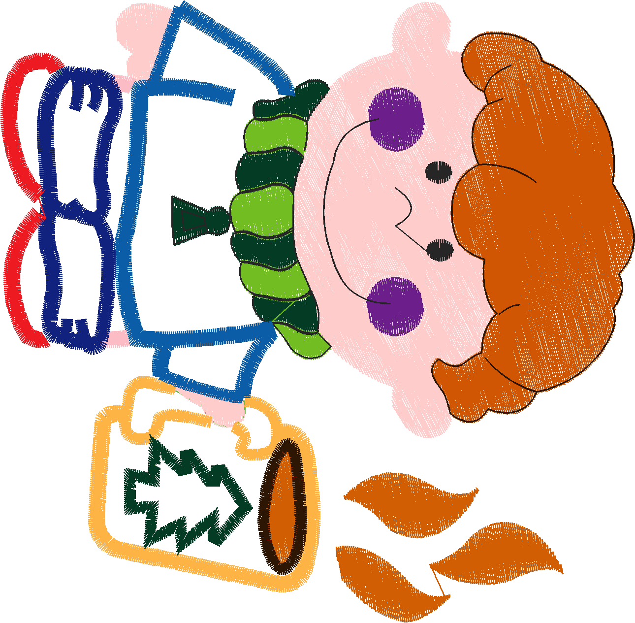 Applique   Winter Kids  (9)