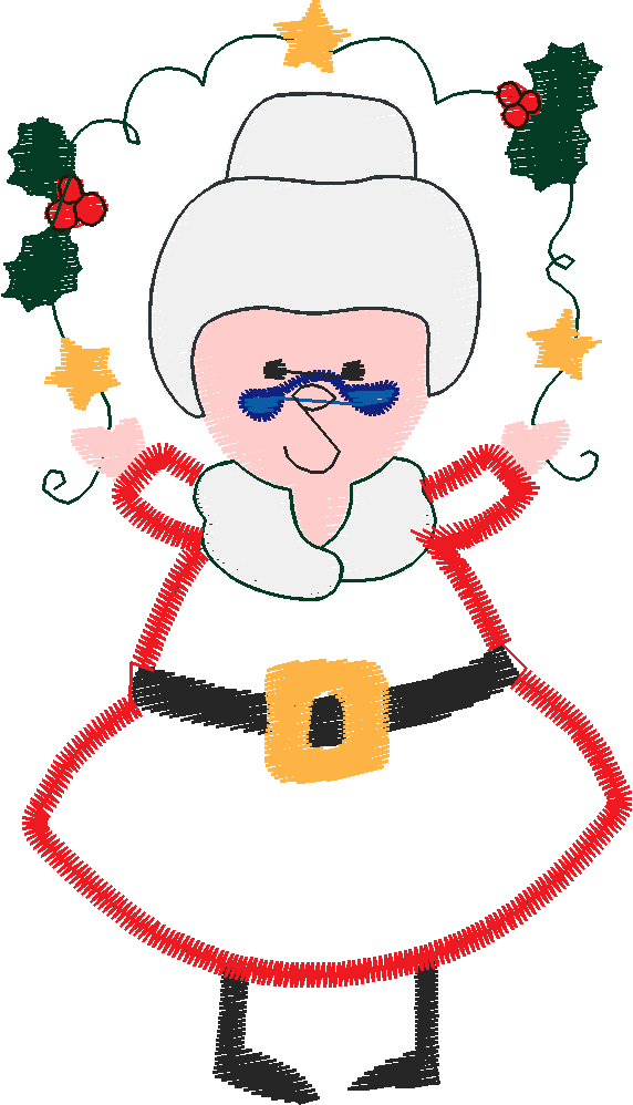 Applique   Mrs Santa  (11)