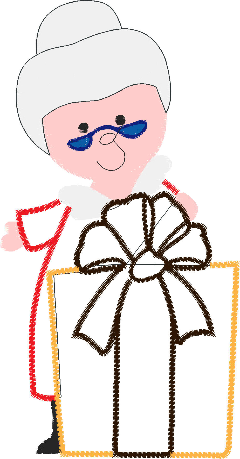 Applique   Mrs Santa  (14)