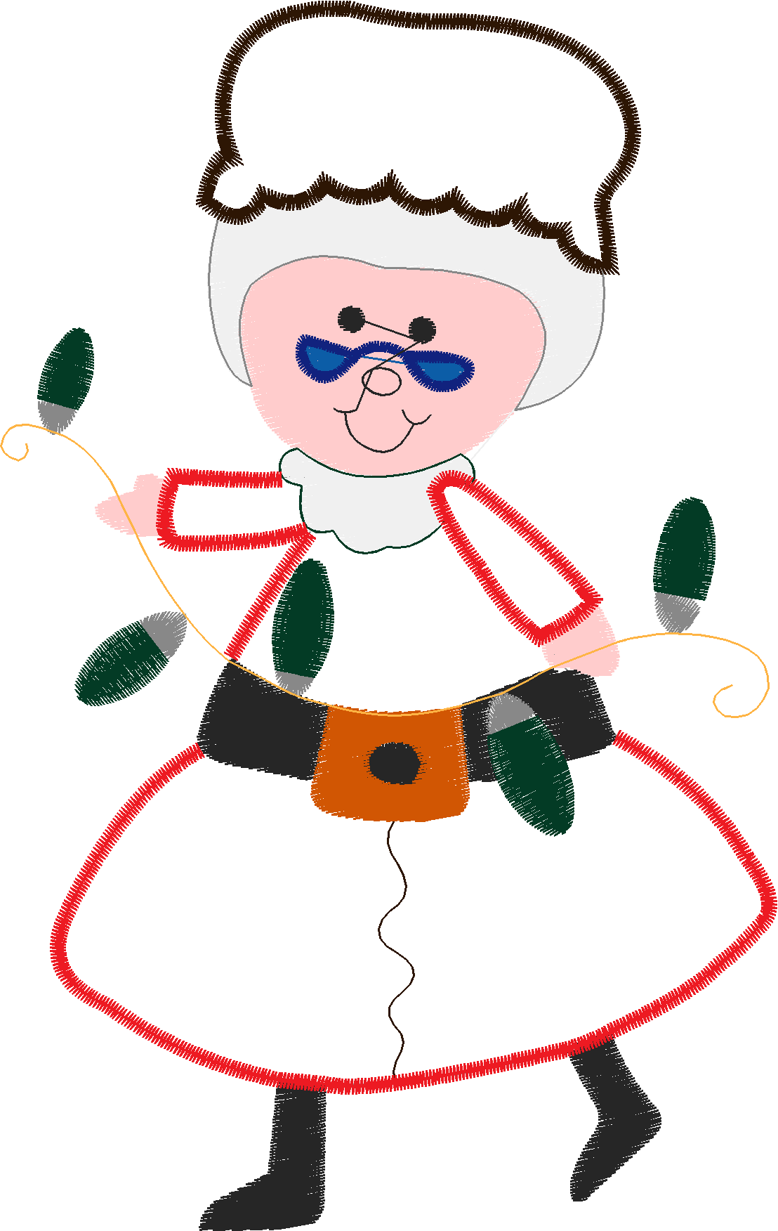 Applique   Mrs Santa  (2)