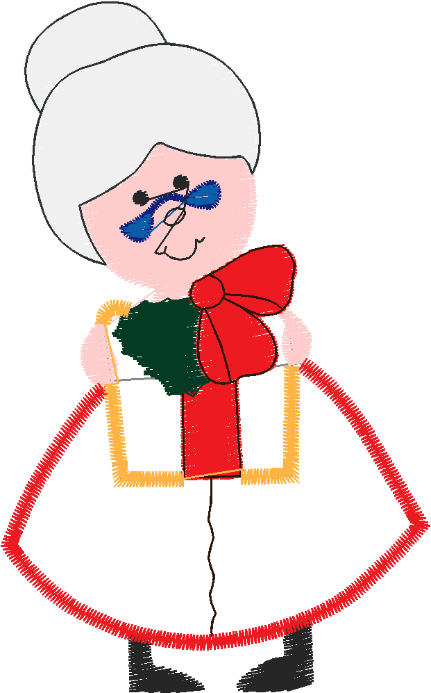 Applique   Mrs Santa  (3)