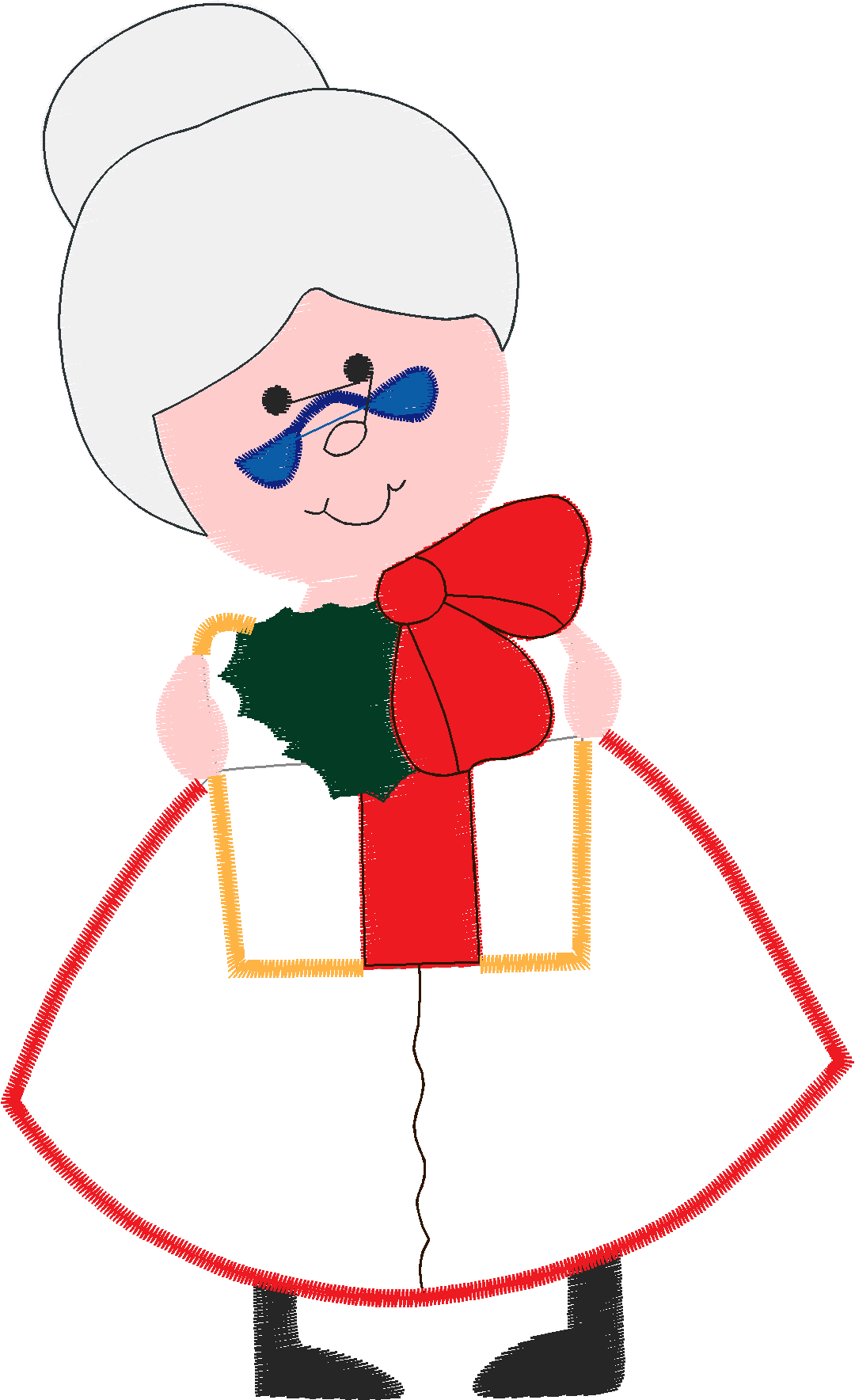 Applique   Mrs Santa  (4)