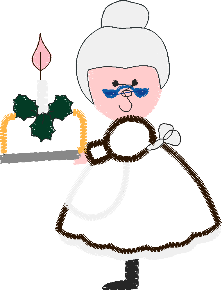 Applique   Mrs Santa  (7)