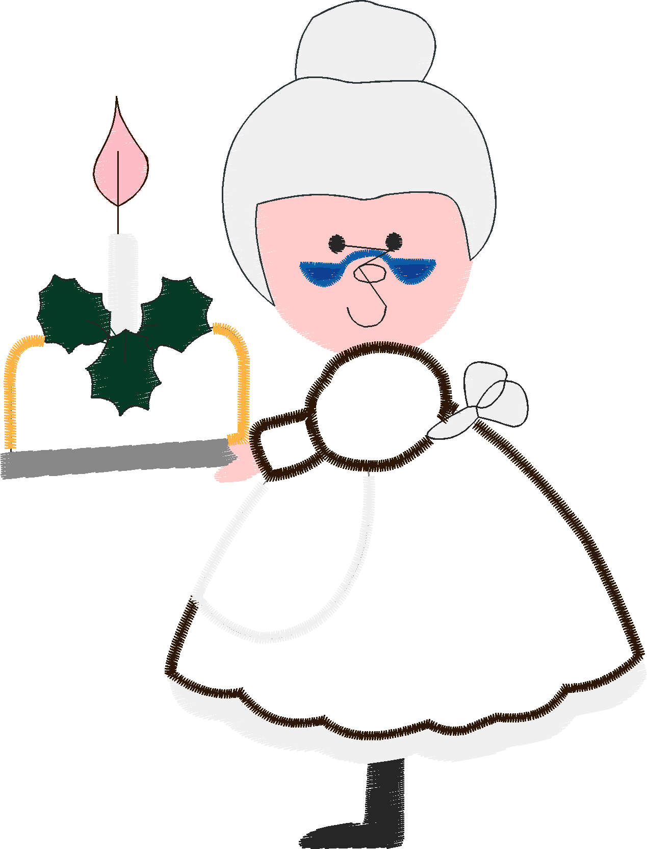 Applique   Mrs Santa  (8)