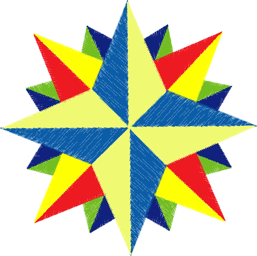Block Mariners Compass
