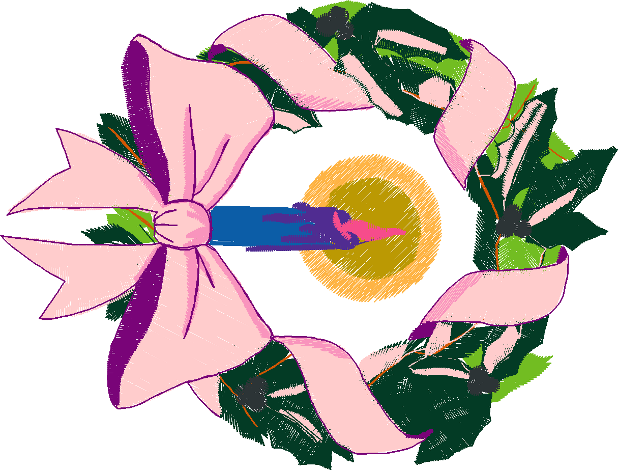 Wreath With Candle