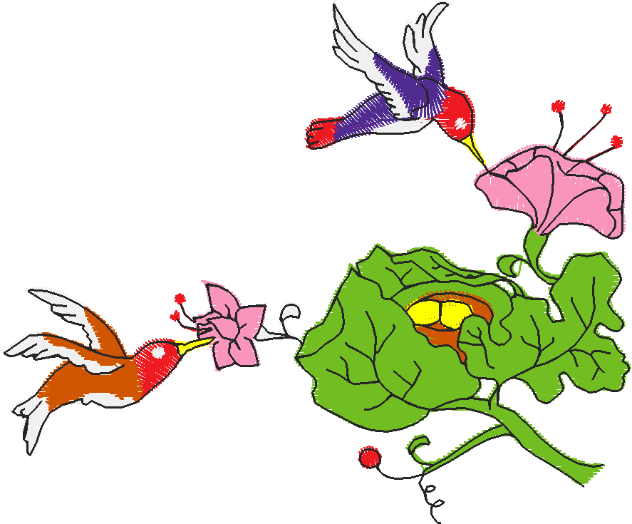 Birds & Flowers 1  (10)