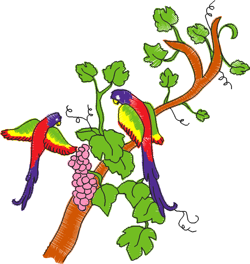 Birds & Flowers 1  (4)