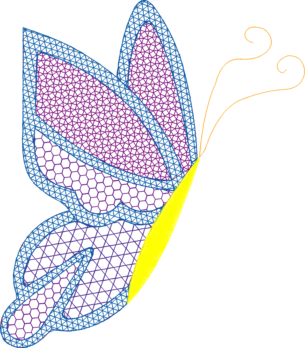 Butterflies 31   Mylar  (12)