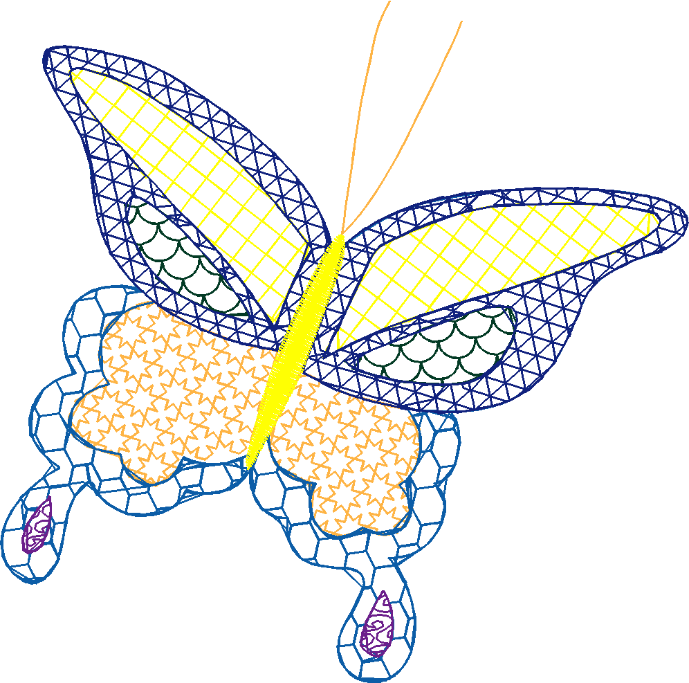 Butterflies 31   Mylar  (15)