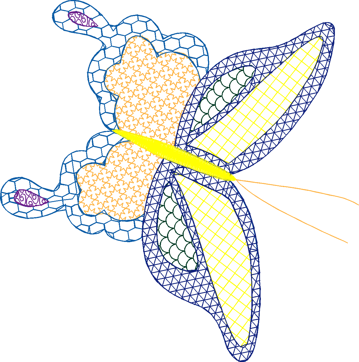 Butterflies 31   Mylar  (16)