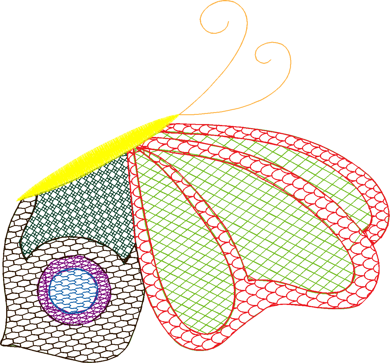 Butterflies 31   Mylar  (2)