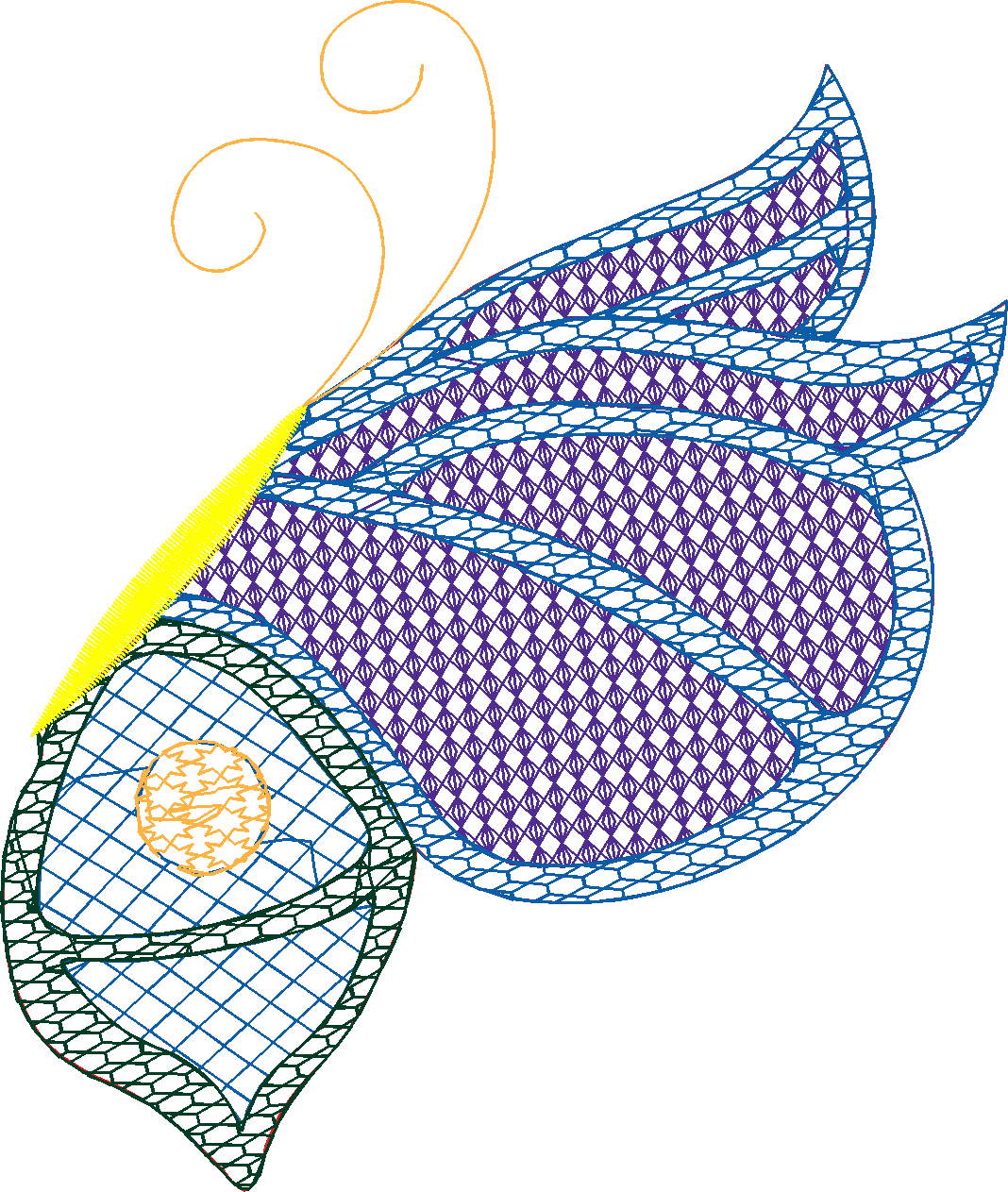 Butterflies 31   Mylar  (6)