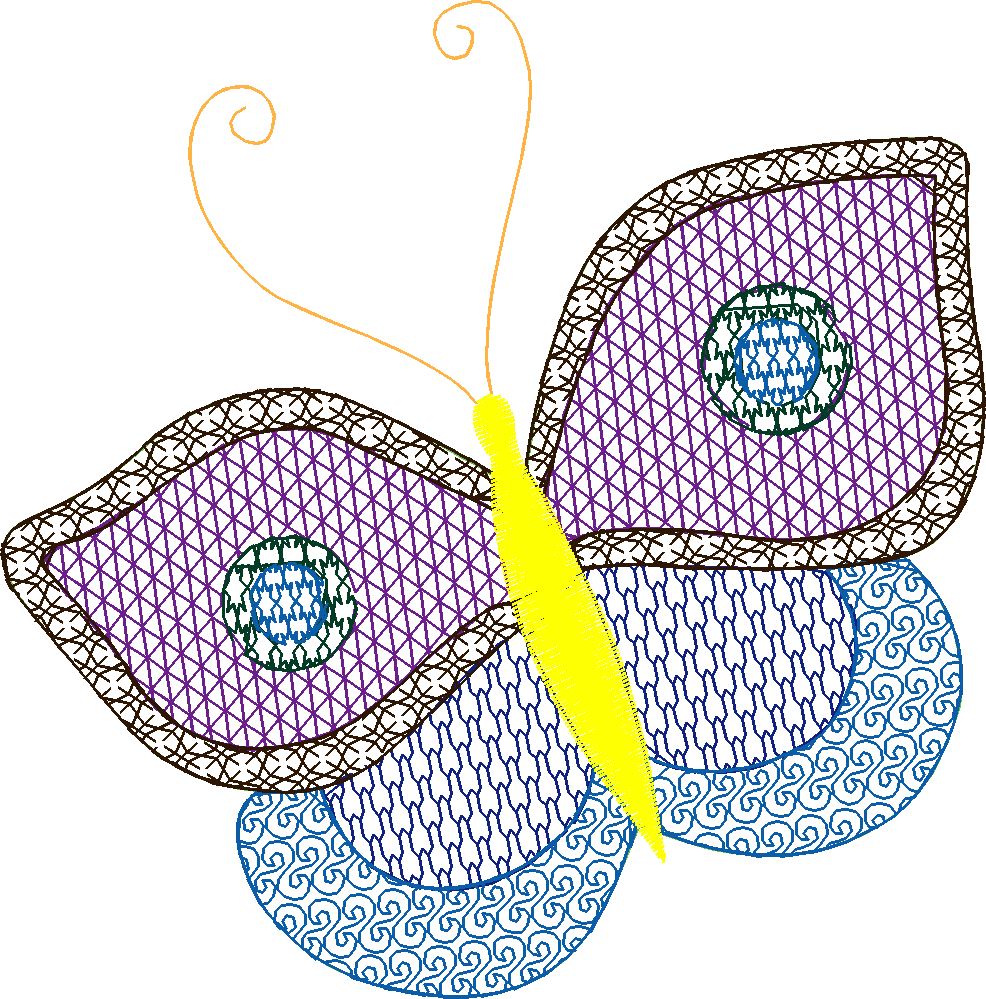 Butterflies 31   Mylar  (7)
