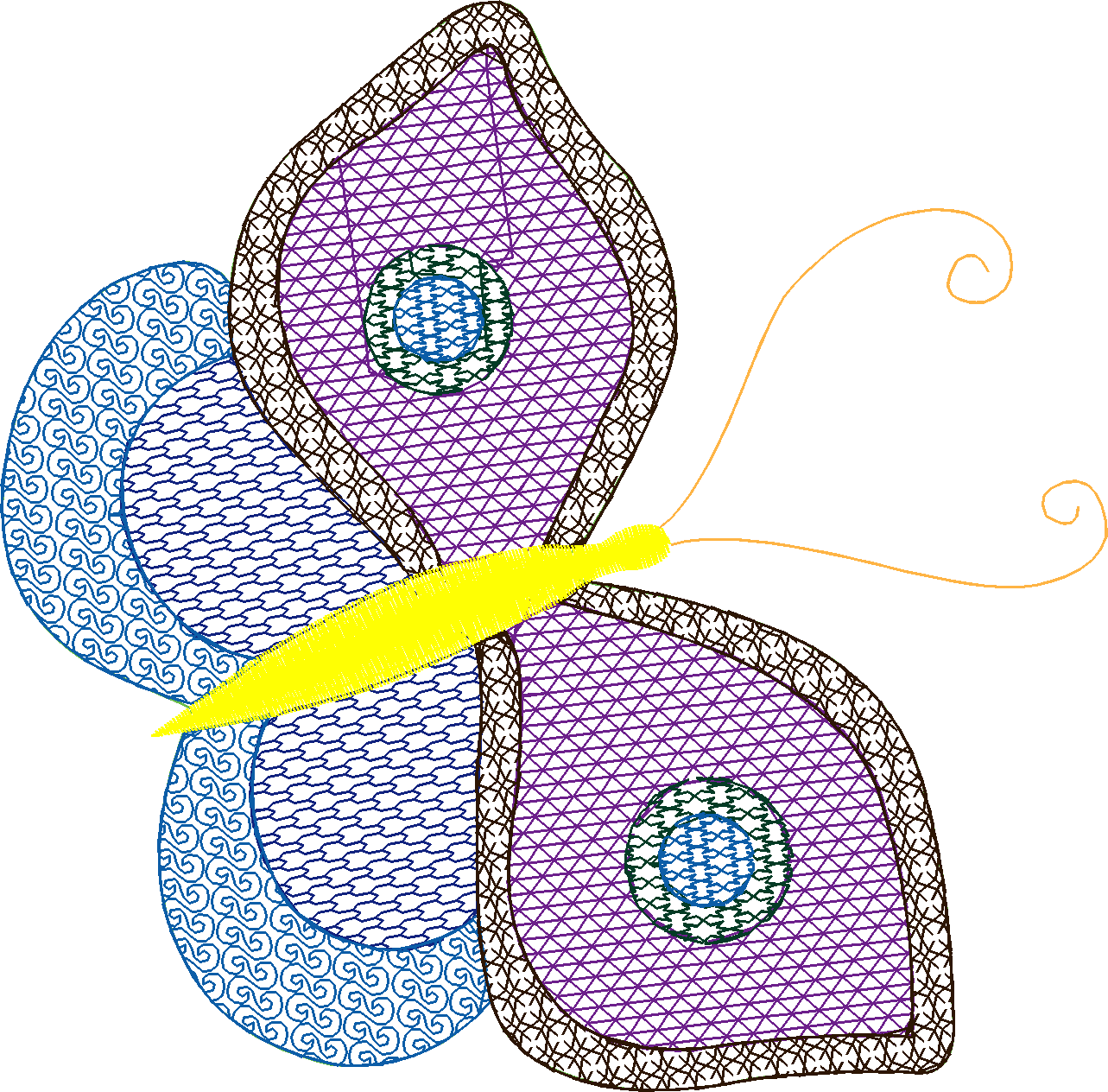 Butterflies 31   Mylar  (8)