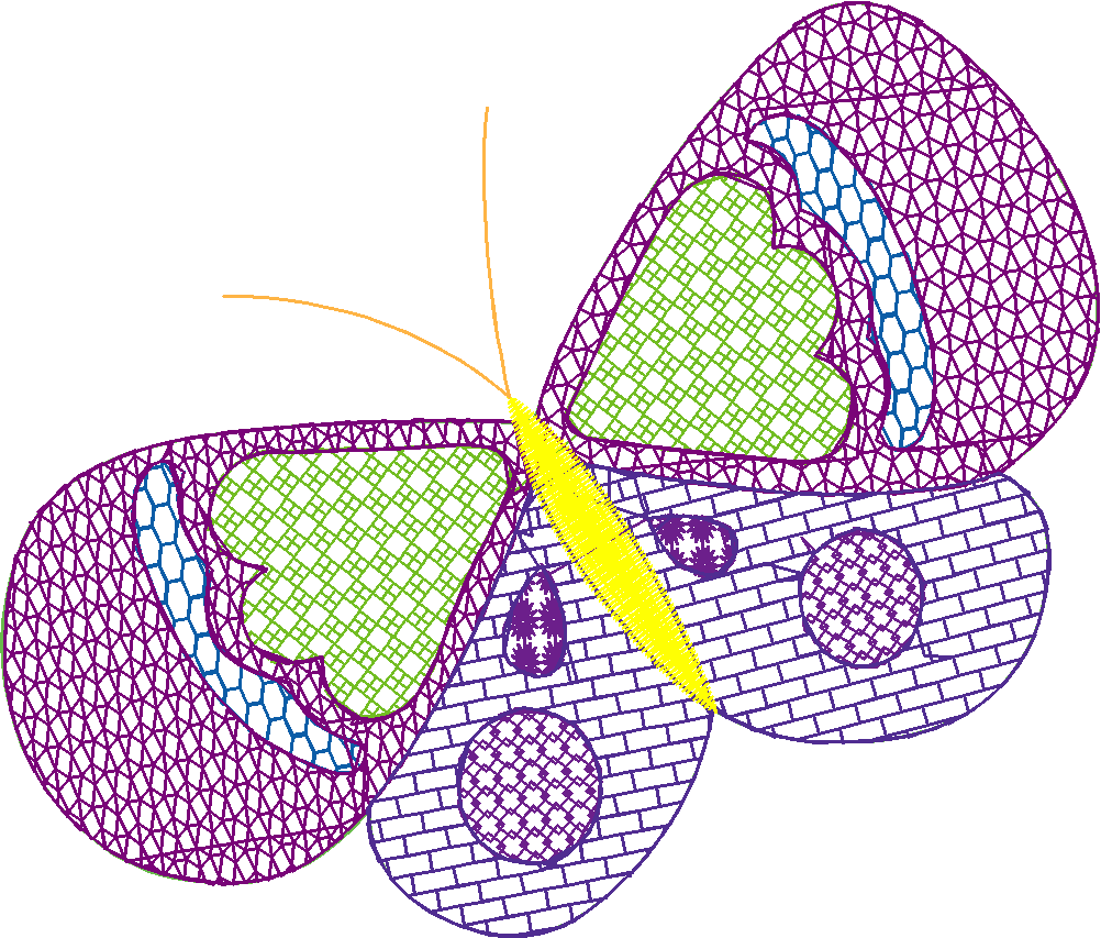 Butterflies 31   Mylar  (9)