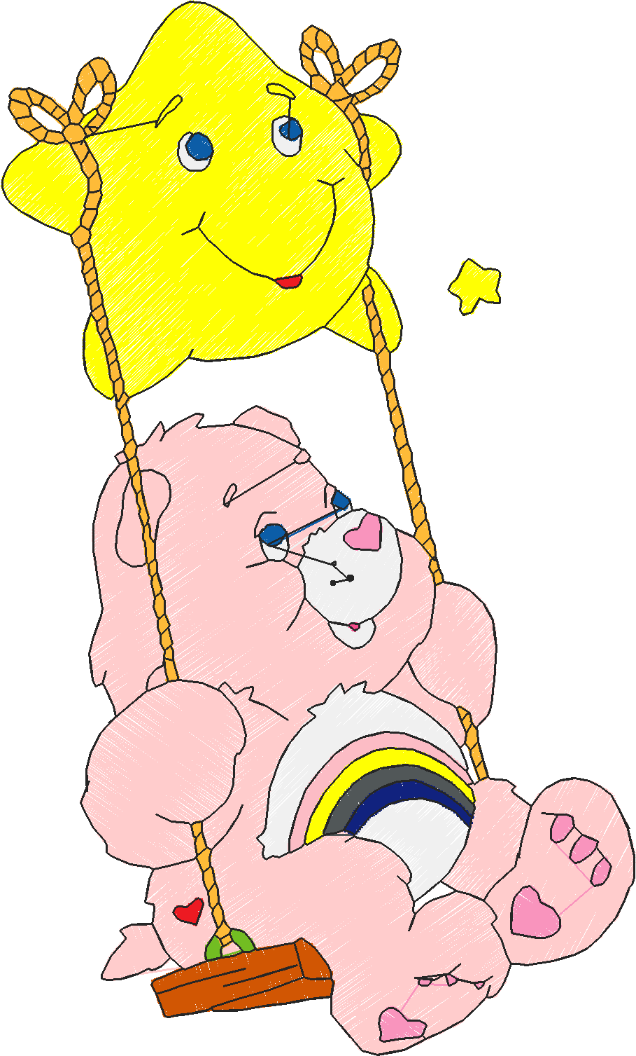 Cheer Bear On Swing Re Done