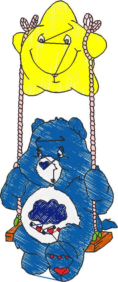 Grumpy On Swing Sm