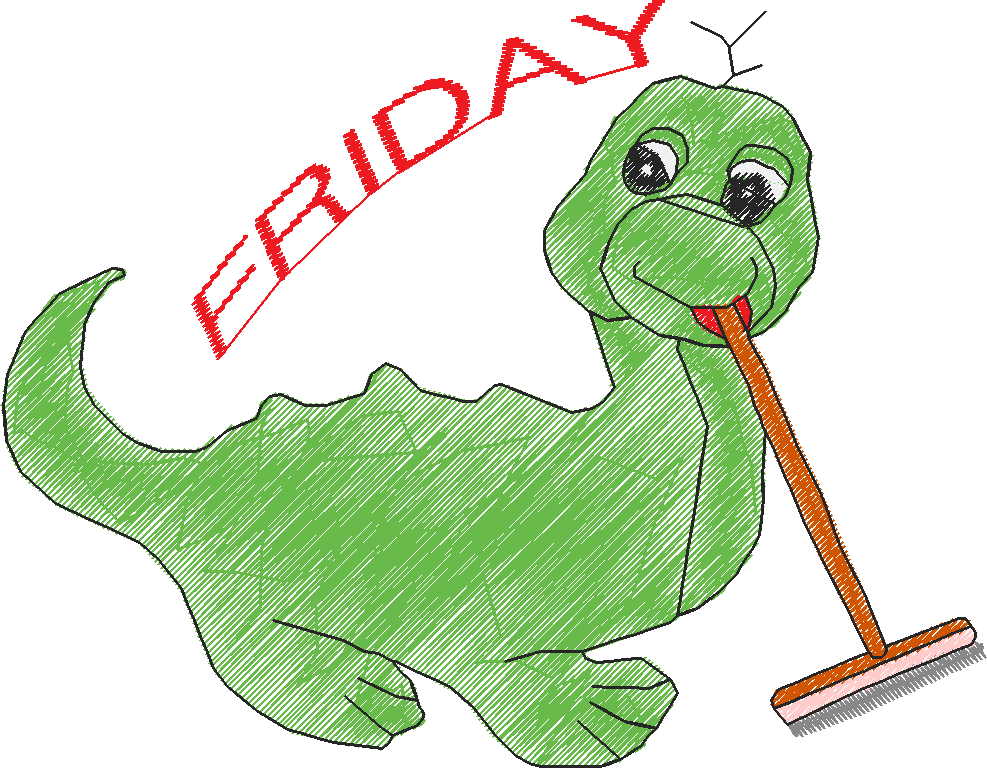 Days Of The Week   Dinosuars  (1)