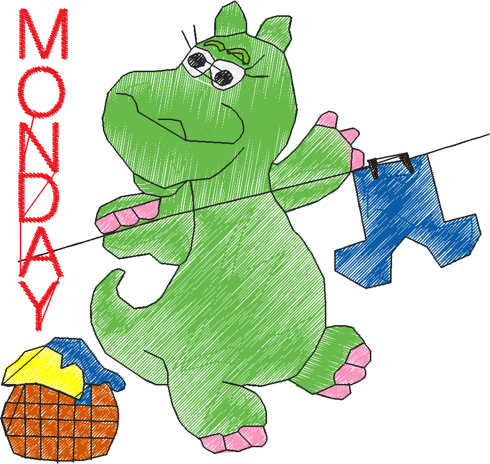 Days Of The Week   Dinosuars  (2)